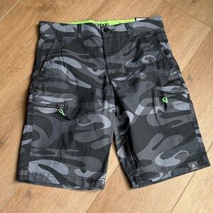 NEW Boys Urban Pipeline Camouflage Cargo Superflex Shorts, 16
